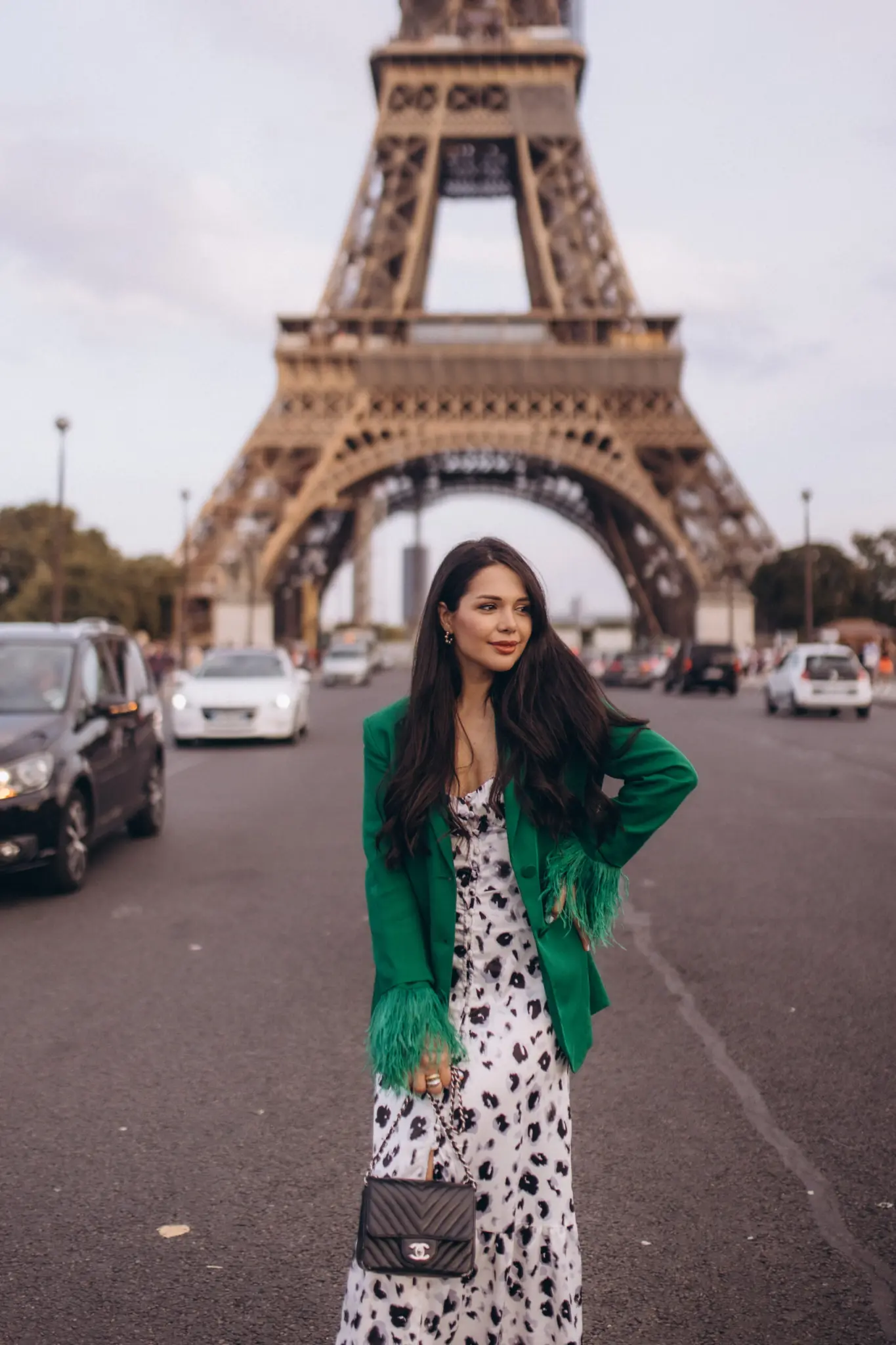 Portrait Photoshoot on a Paris Bridge by Julia Litvin