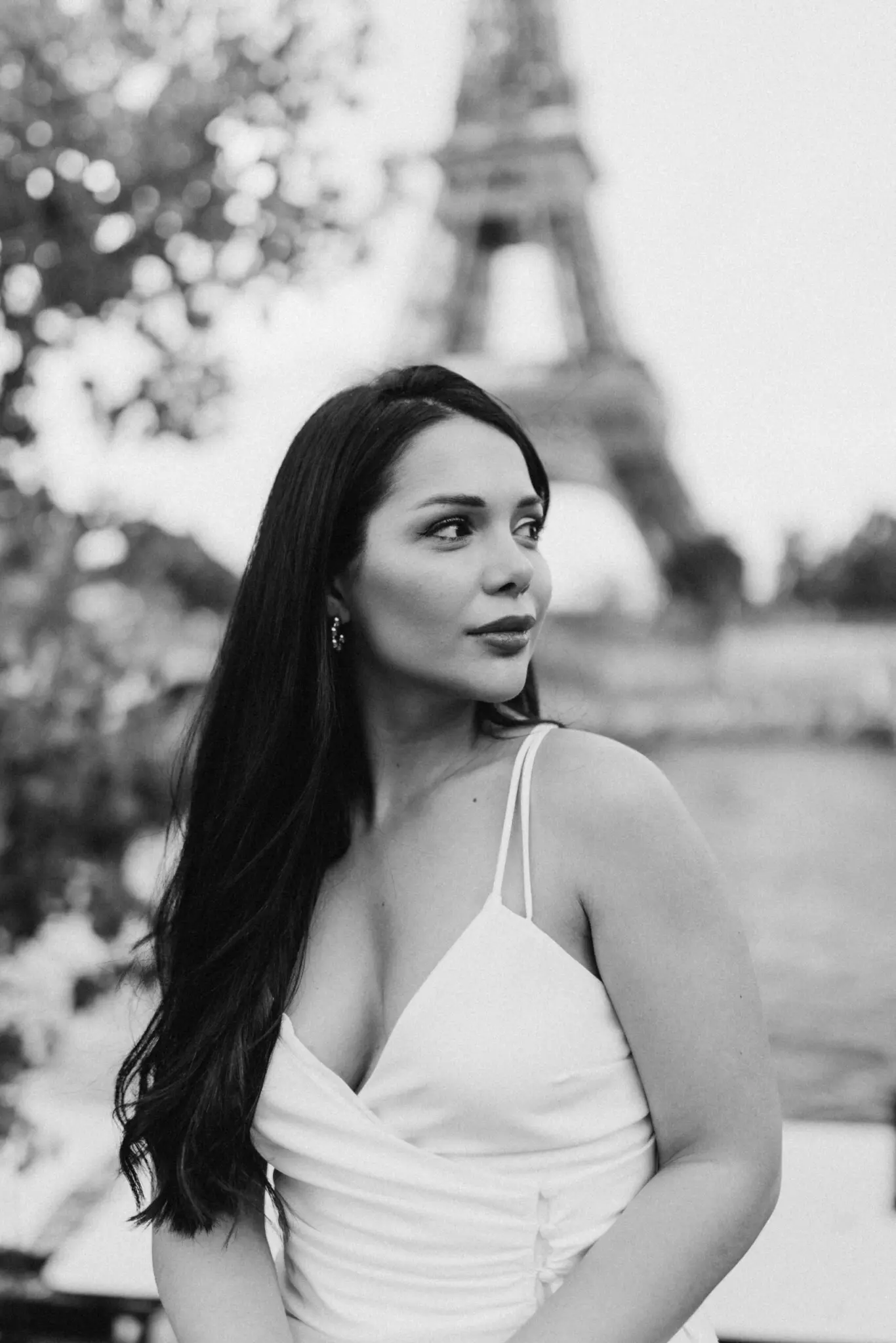 Black and White Paris Portrait Photoshoot by Julia Litvin