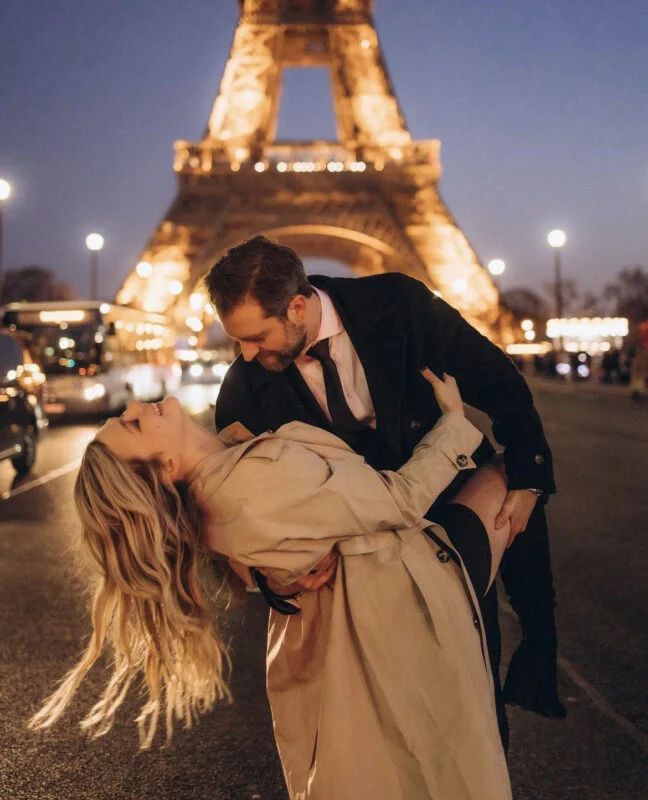 Night Photoshoot Paris