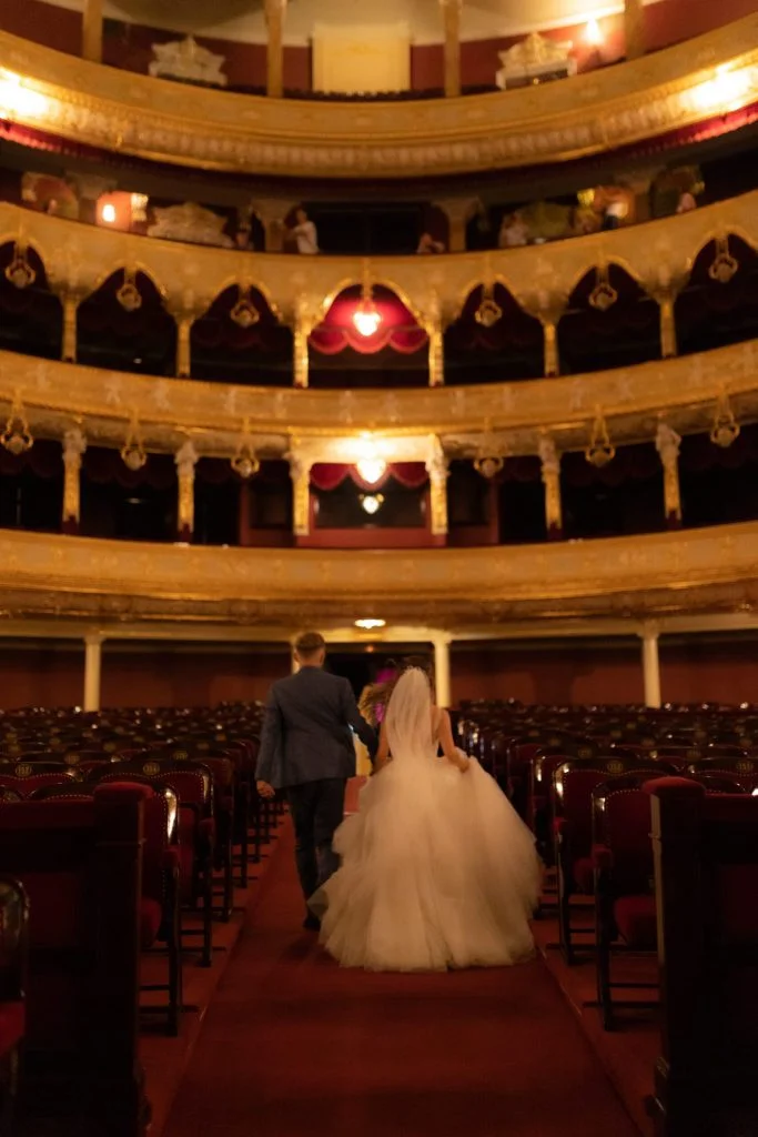 Opera wedding photoshoot