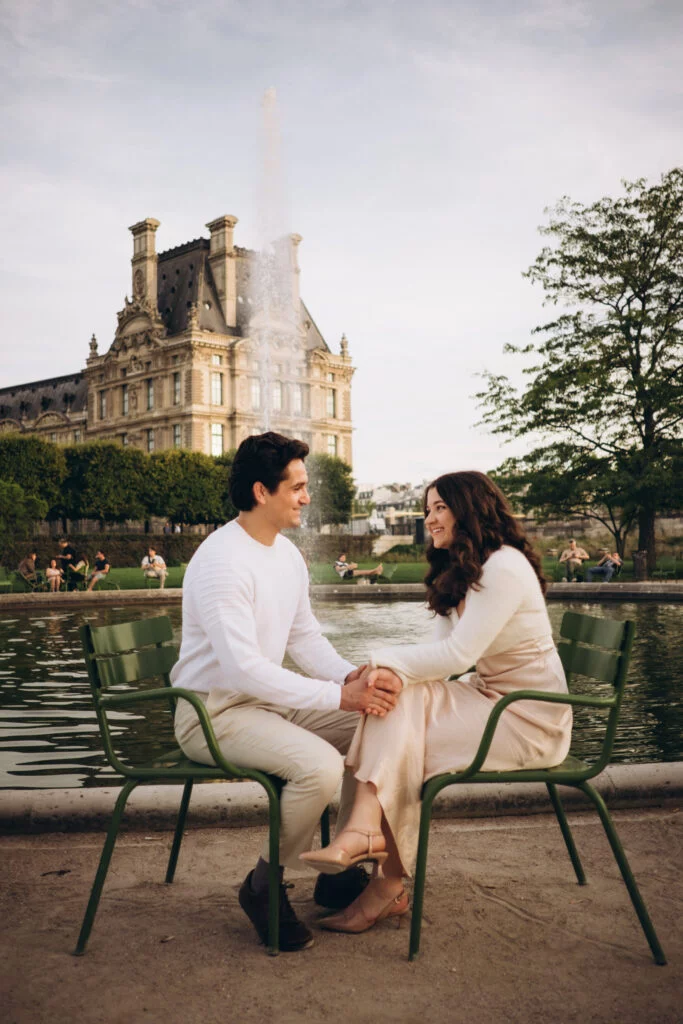 Paris Couple Photoshoot at the Tuileries Garden