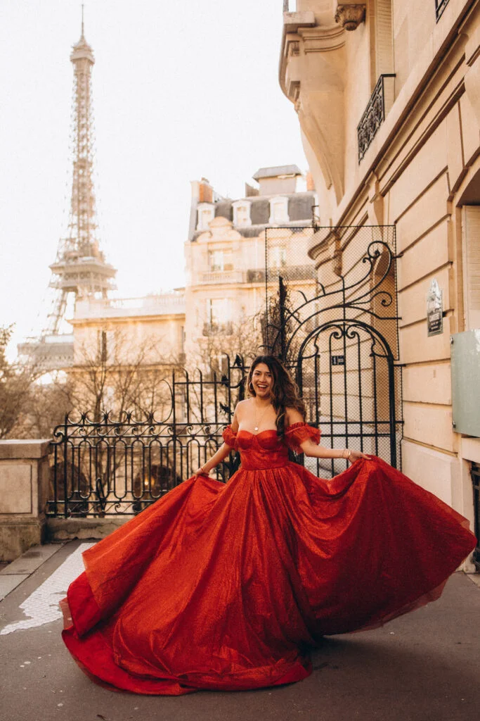 Red Flying Photography in Paris