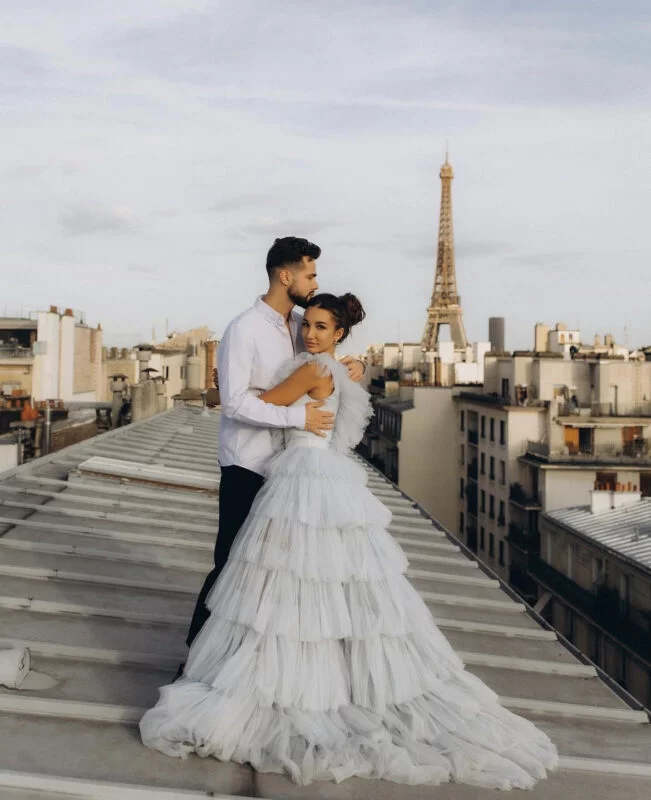 Rooftop Photos at the Eiffel Tower