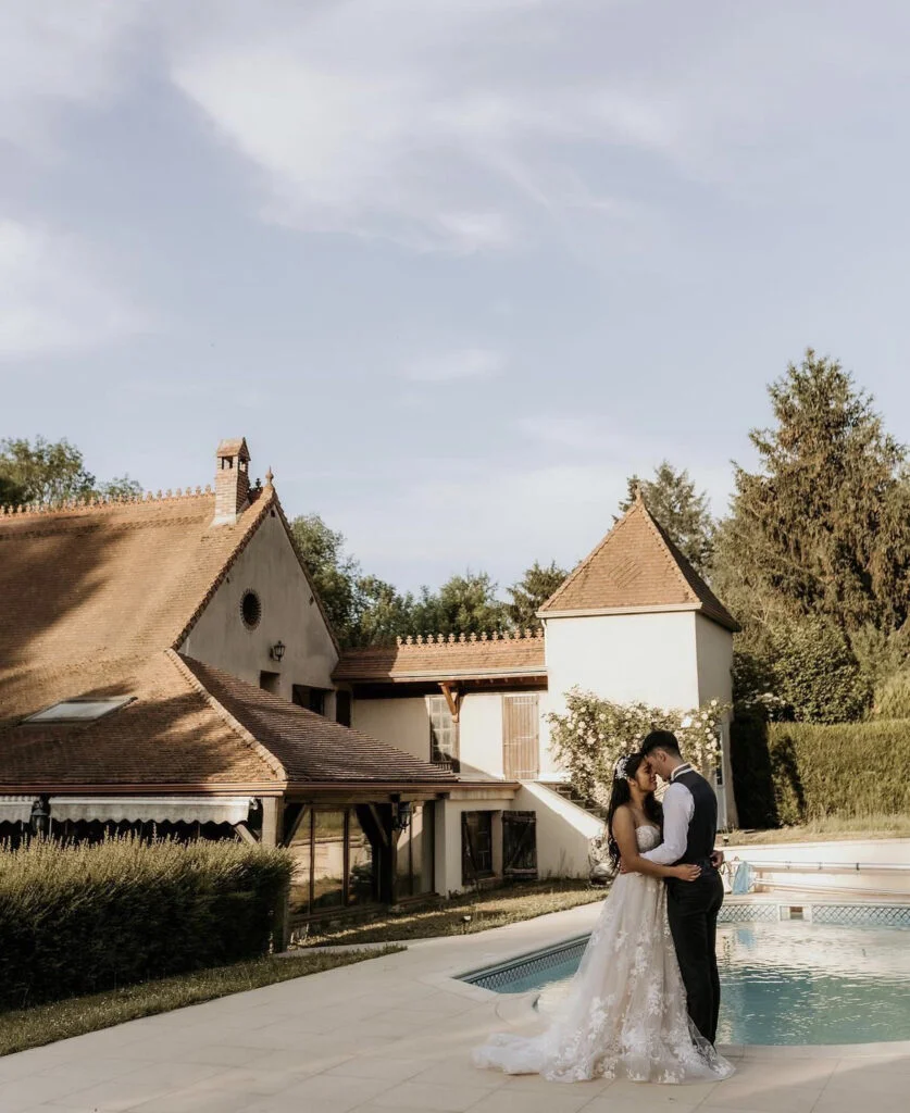 Wedding photography at the villa
